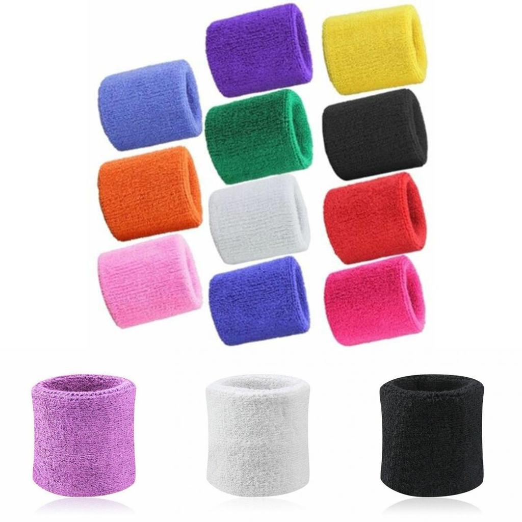 Multicolor Cotton Wrist Wraps For Yoga Gym And Sports Training With Logo Customization And Absorbent Fabric