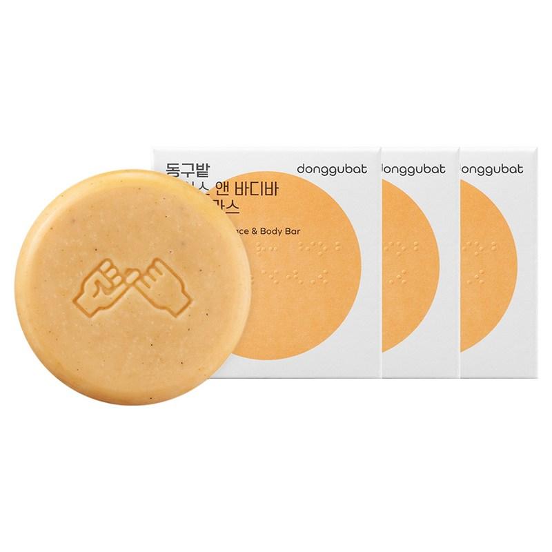 Donggubat Face & Body Bar Cleansing Soap Lemongrass, 120g, 3 pcs