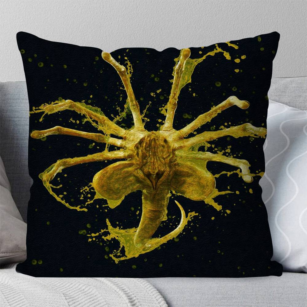 Classic Movie A-Alien Pillow Case Square Pillow Bedroom Sofa Leisure Comfort Cushion Car Living Room Home Decoration
