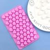 55 Hole Mold Candle Making Box Love Heart Shaped Silicone Chocolate Mold DIY Heart Cake Baking Mold Valentine's Day Supplies