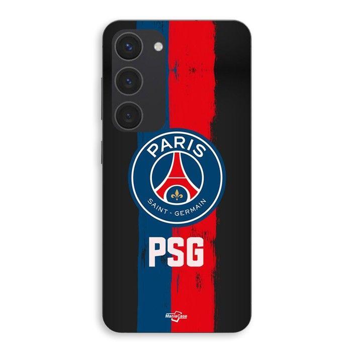 Phone Case - MANIACASE - Samsung Galaxy S23 Plus - Silicone - Flexible - PSG Logo Black