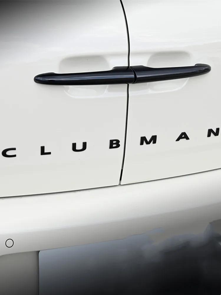 Αυτοκίνητο 3D ABS Μαύρο Λογότυπο Clubman Έμβλημα Countryman Γράμματα Αυτοκόλλητο Σήμα Πορτμπαγκάζ Αυτοκινήτου Για Mini Cooper S Countryman R60 F60 Αξεσουάρ