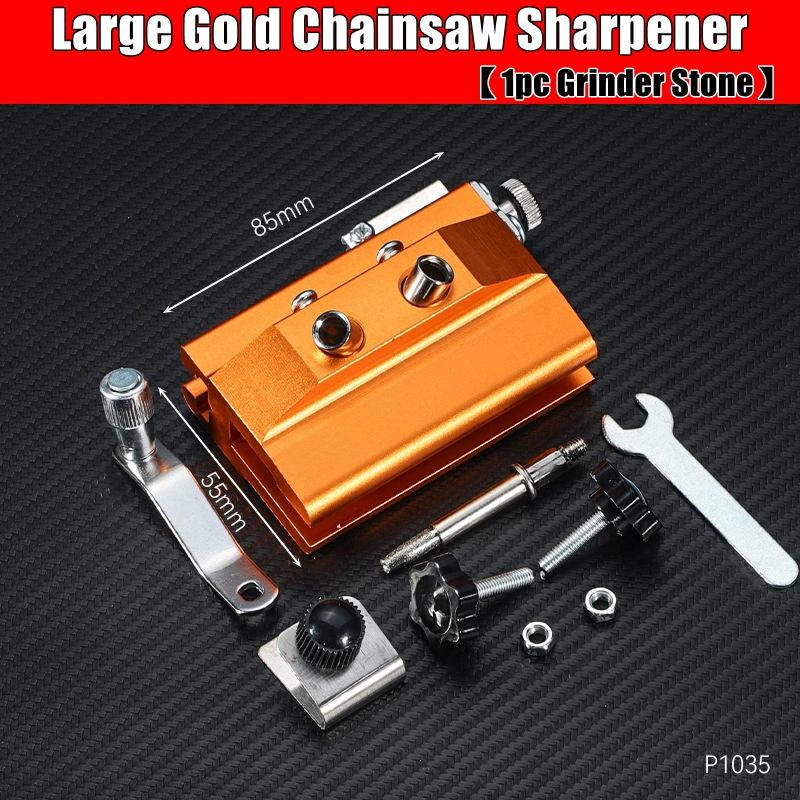 Portable Chainsaw Chain Sharpening Jig, Aluminum Alloy Hand Chain Saw Sharpener, for All Kinds of Chain Saws/Electric Saws