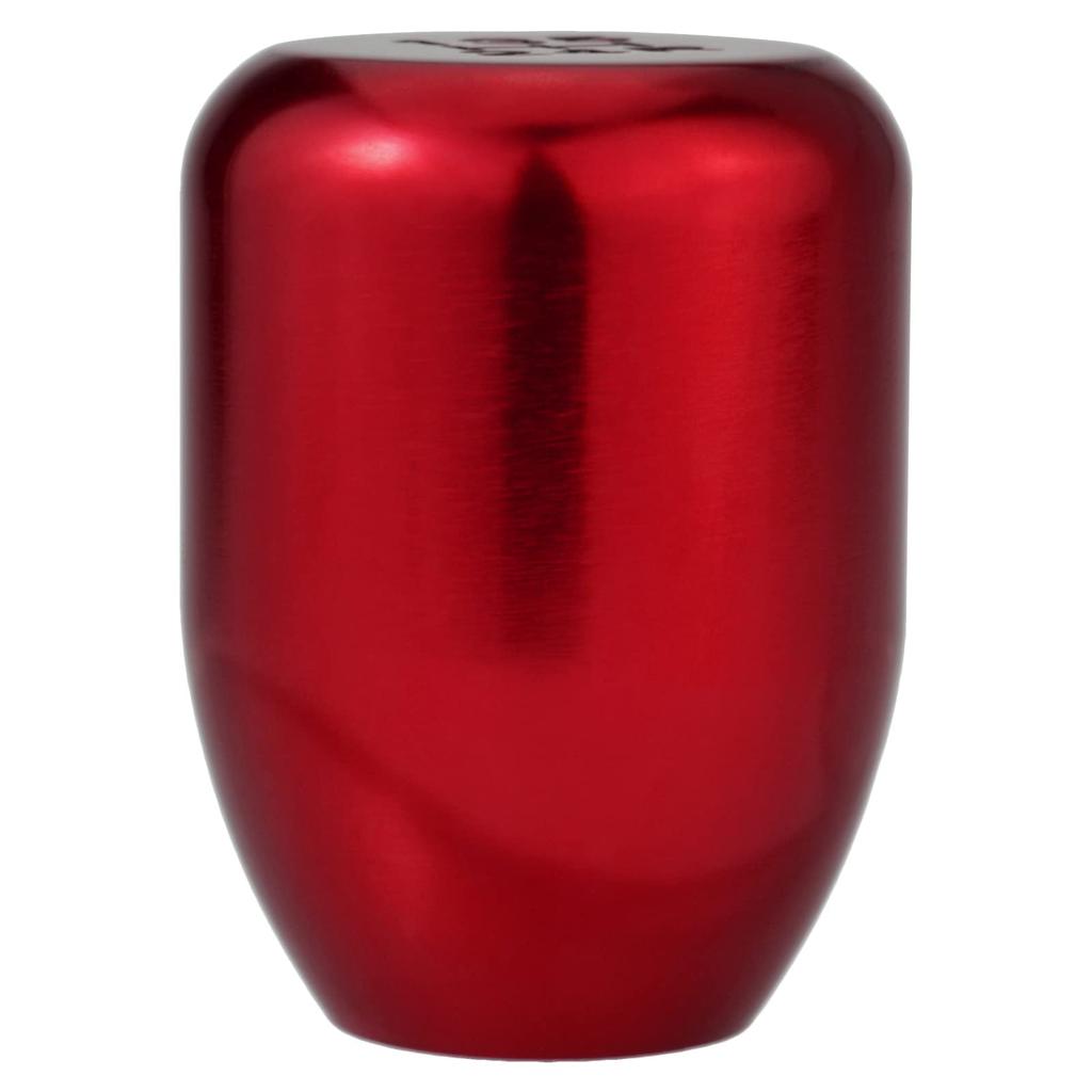 Arenbel 5 Speed Automotive Alloy Shifter Knob Head Short Gear Lever Shift Handle Fit Most Manual Car Red