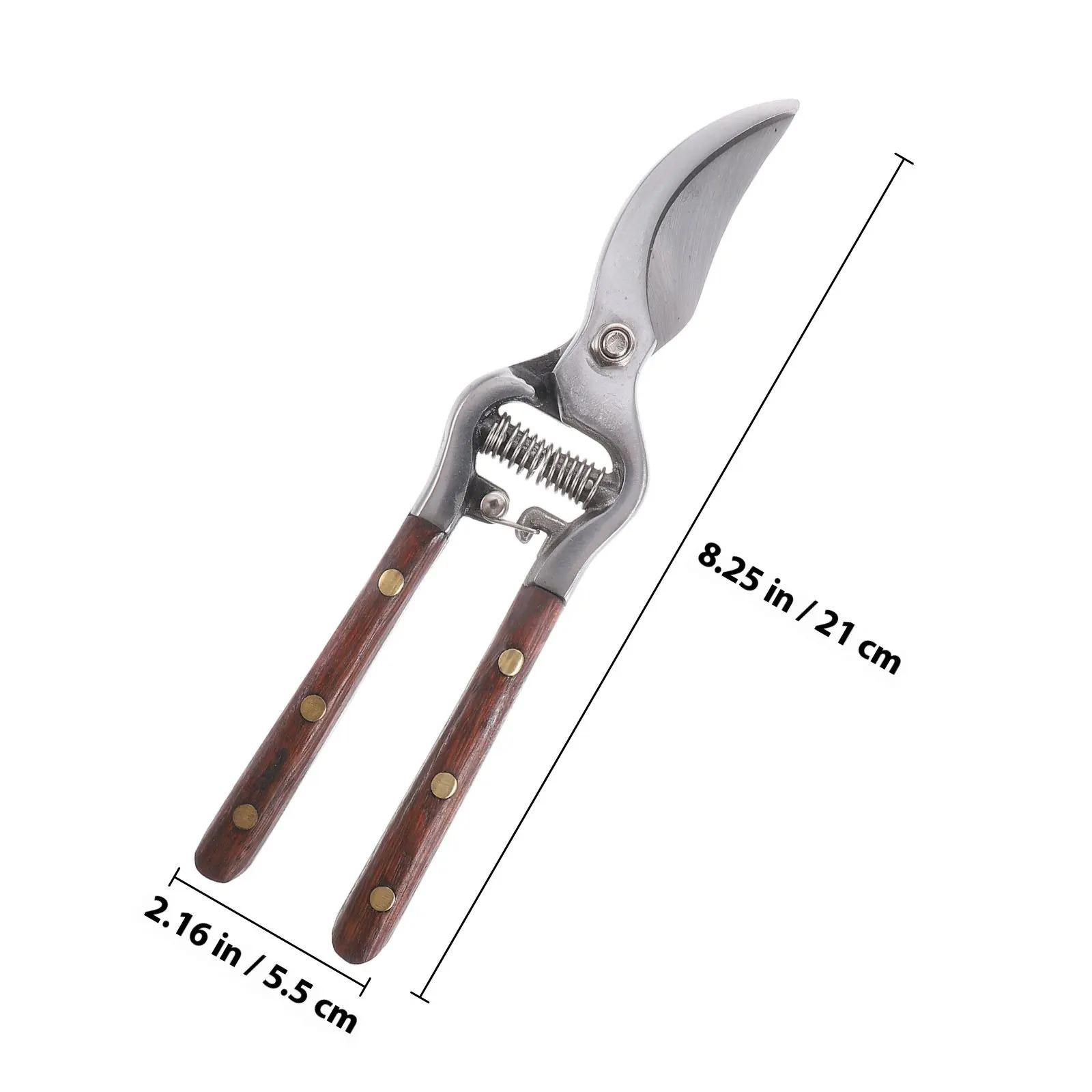 Steel Garden Pruning Shears Carbon Steel Labor Saving Garden Scissors Sharp Blade Tree Branch Cutter Trimming Tool