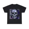 Adult Halloween T Shirt Art Painting Skull Metal Band Gothic Spooky Dark Vintage Stretched Soft Breathable Fashion