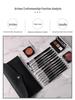Cangzhou 12-Piece Eye Makeup Brush Set: Includes Eyeshadow, Blending, Eyebrow, Lip & Fine Light Tip Brushes.