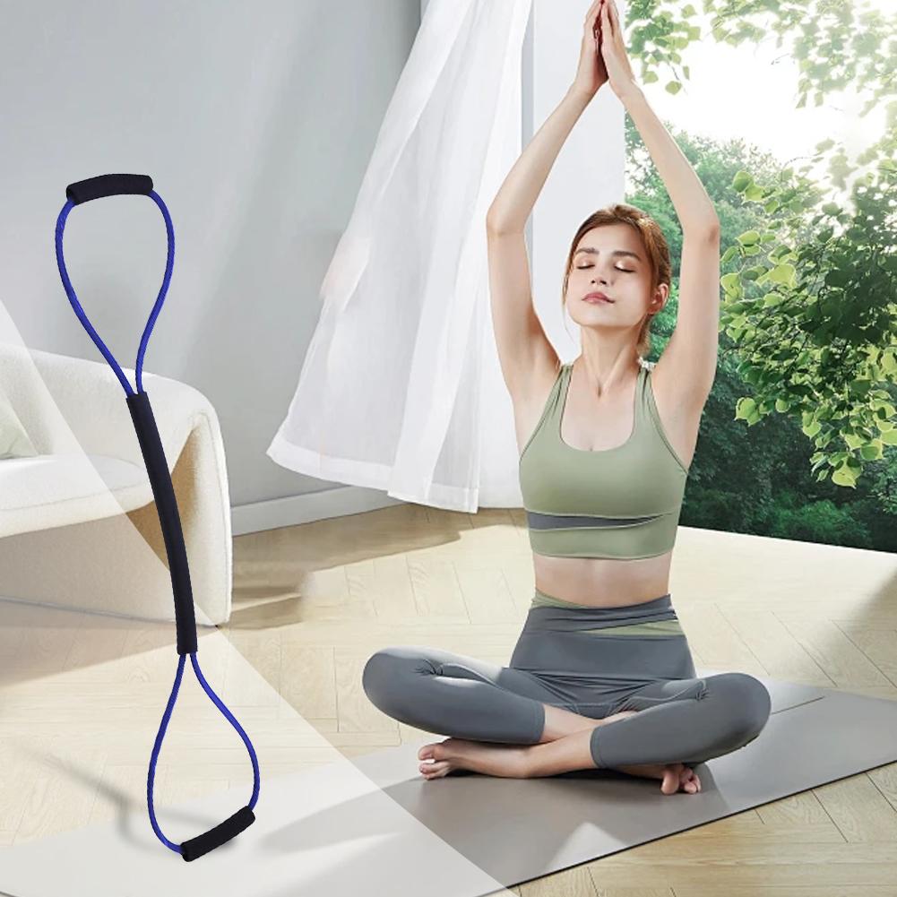 Fitness Resistance Band with Handles Boxing Training Expander Arm Strength Pull Rope Yoga Pilates Home Gym Stretch Elastic Band