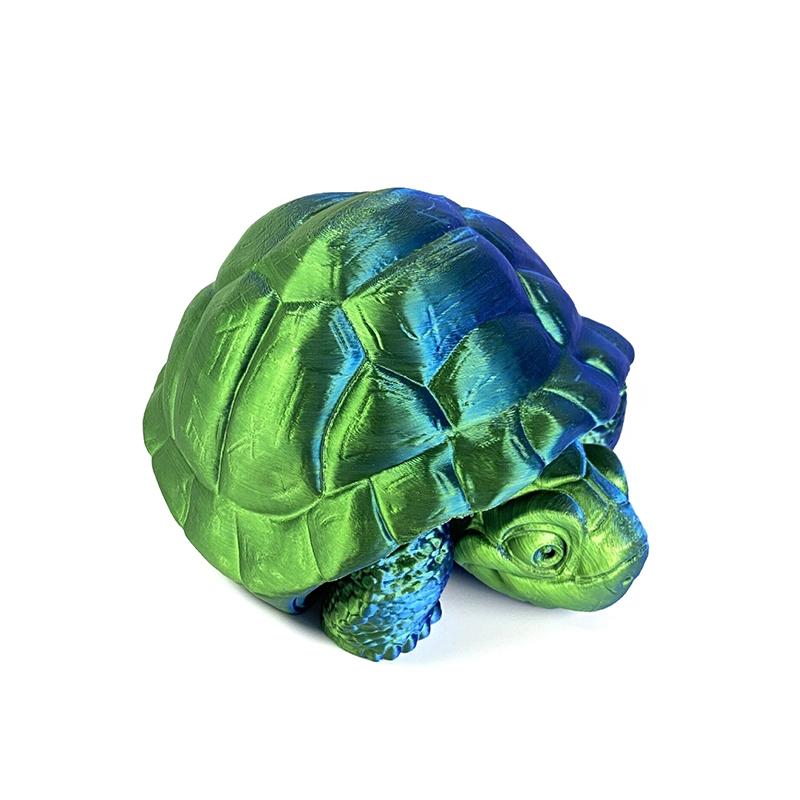 

3d Printed Turtles Animal Toys Home Room Car Decorations Desktop Decorations And Free Movement Of Jointsmulti-Joint Movable зелёный