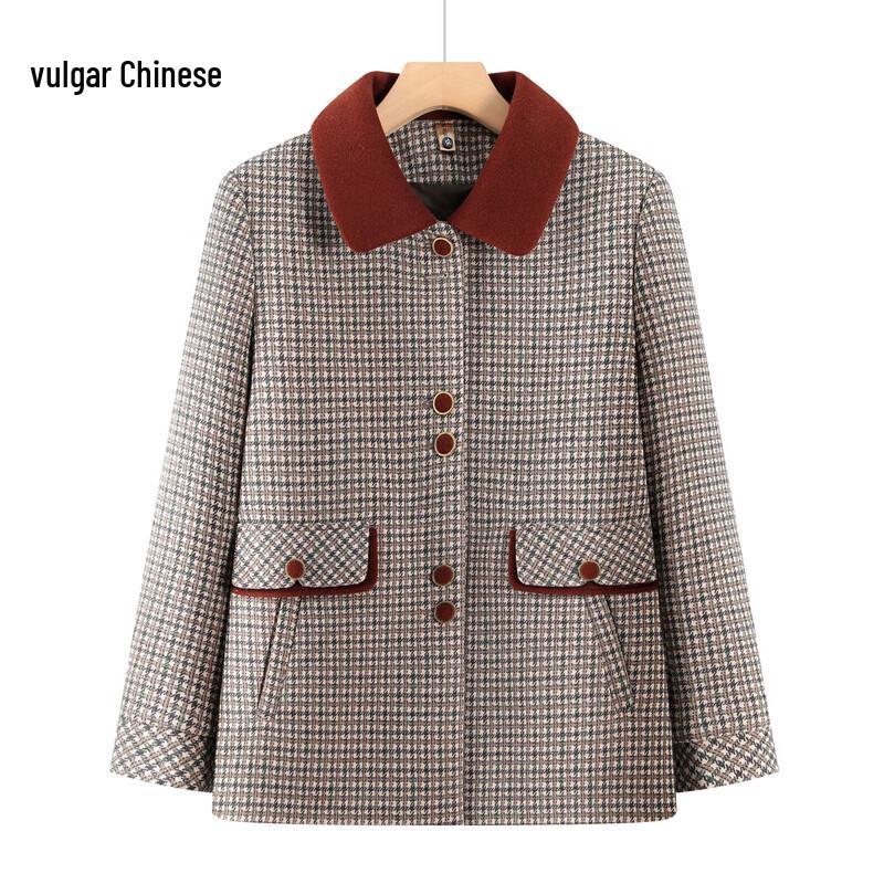Women's Autumn/Winter Lapel Jacket for Middle-Aged & Elderly
