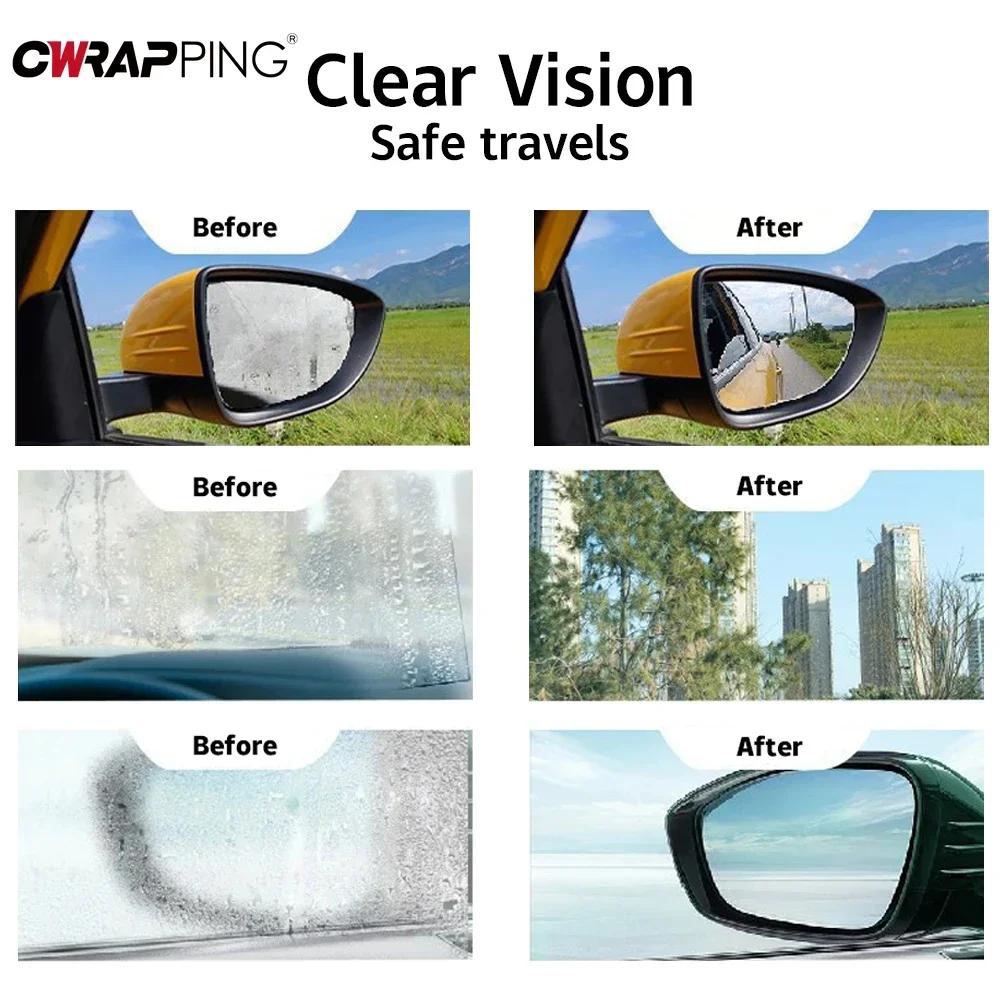 Motorcycle Helmet Glass Defogging Agent 120ml Car Windshield Cleaner Brush Cars Window Sponge Tools for Car Cleaning Accessories