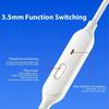 Corded In Ear Headphones Soft Comfort Earbuds EarphonesSkin Friendly and Lightweight Design for Extended Wear