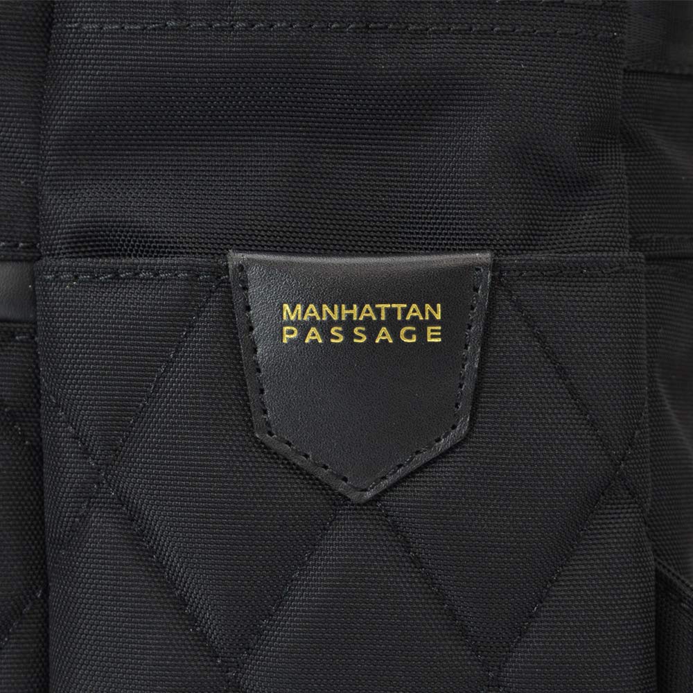 1301BKGD Rucksack Gold [Manhattan Passage] (Black