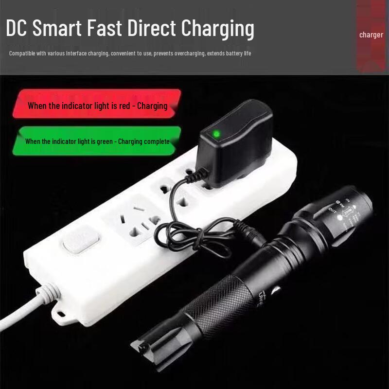 Nufeng Ultra-Bright Rechargeable Zoom Flashlight
