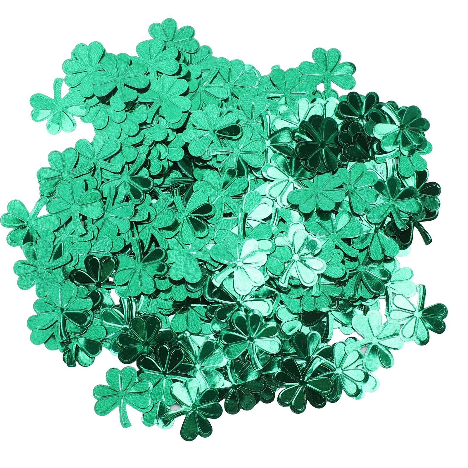 

Clover Sequins Decorative Shining Shamrock Confetti Craft Holiday Gift Decoration