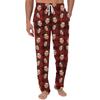 Men's Custom Pajama Pants with Pockets, Casual Long Sleep Pants for Home