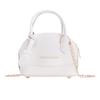 Color Unisex Solid Mini Pu Shell Bags Stitch Detail Children School Outings