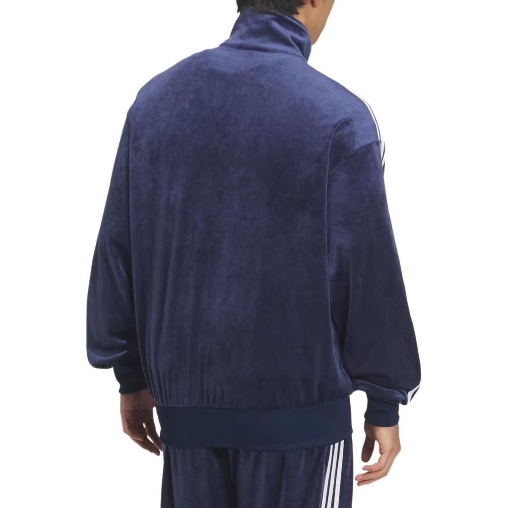 Adidas Originals Firebird FB TT Stand Collar Loose Fit Sports Long Sleeve Fleece Jacket Unisex Jacket KQ5475
