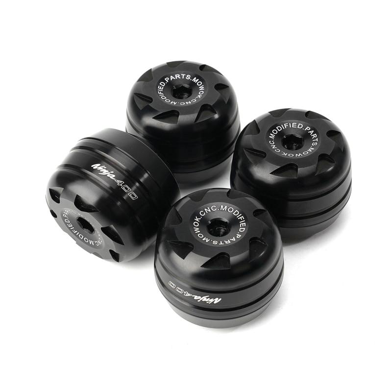 Motorcycle Accessories For KAWASAKI NINJA 400 NINJA400 2018- Front Rear Wheel Fall Prevention Cap Crash Protector