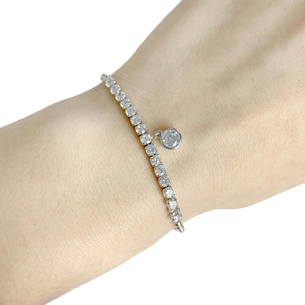 Bracciale in argento con zirconi cubici (1956083)