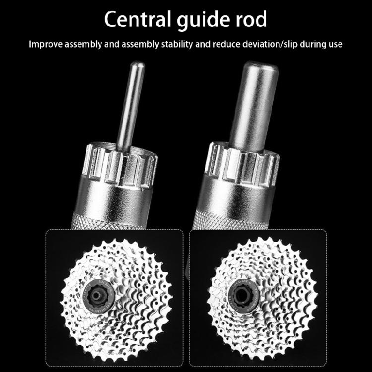 Versatile Cycling Cassettes Removal Tool Cassettes Flywheels Sprocket Remover Professional Cycling Tool