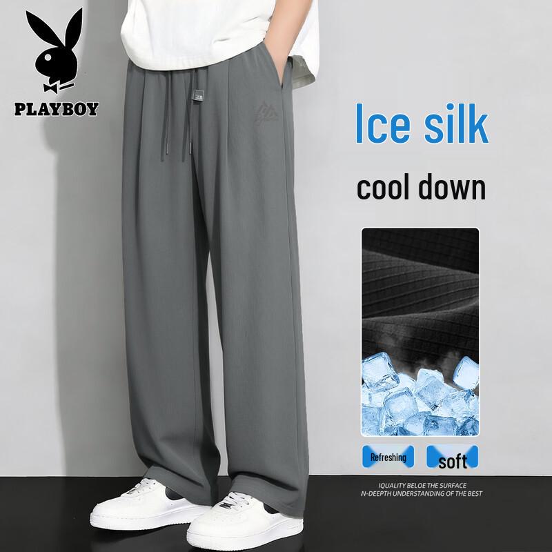 PLAYBOY Men s 2026 Summer Quick-Dry Cooling Straight Leg Pants M