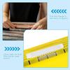 50 Pieces 4 Inch Clear Hanging Folder Tabs Hanging File Folder Tabs Clear Tabs for Hanging File Folders for 3 1/2 Inch Hanging File Folders with Tabs