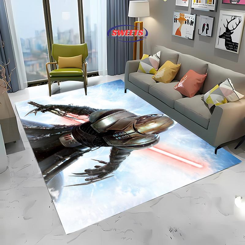 New Shelves! 3D Classic Movie Theme Carpet, Living Room Bedroom Office Children's Room of Choice, Non-slip Machine Washable Mat