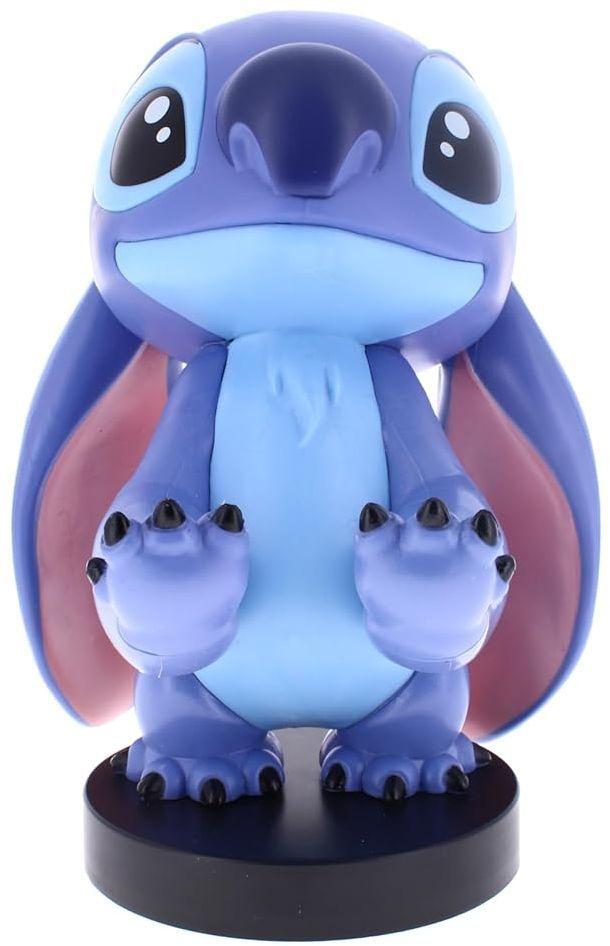Figurine Disney Stitch - EXQUISITE GAMING - Cable Guys - Support Écouteurs, Smartphone Ou Petit Accessoire - 20 Cm