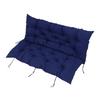Outdoor Swing Cushion Polyester PP Cotton Splashproof Porch Seat Cushion Replacement with Straps