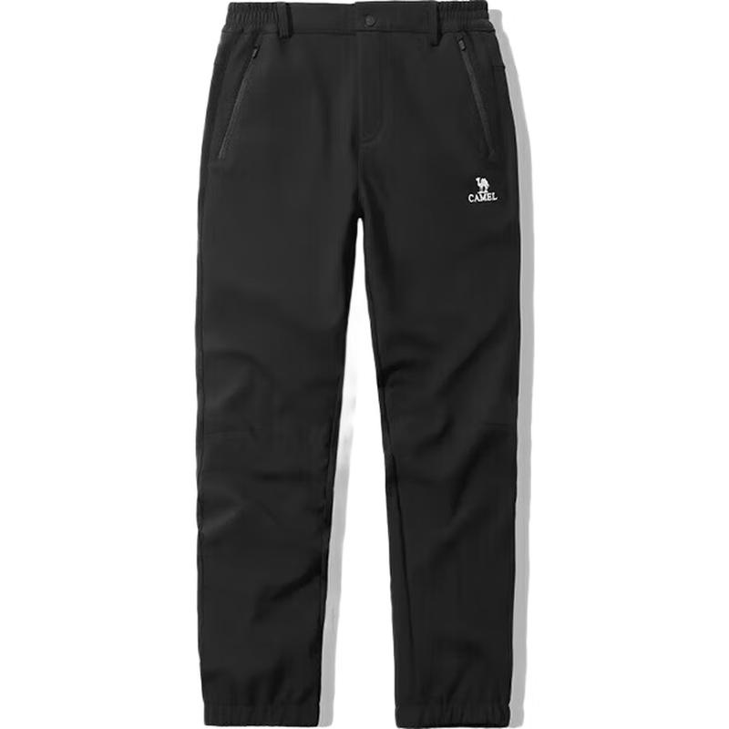 Camel Outdoor Fleece-Lined Soft Shell Pants