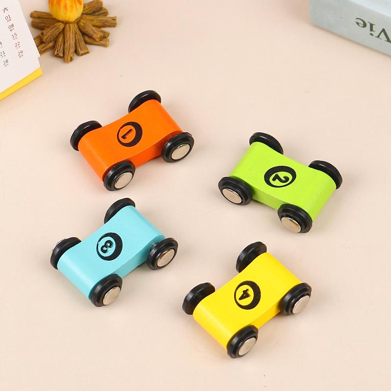 4Pcs Child Scooter Miniature Track Sliding Racing Inertial Pull Back Car Toy