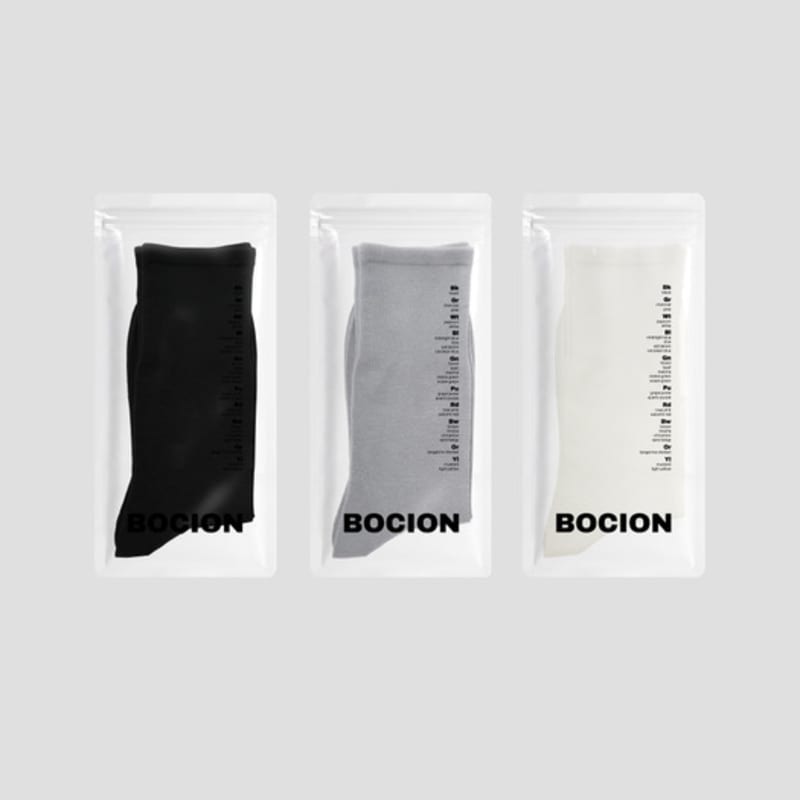 BOCION 3 Socks Set - 01