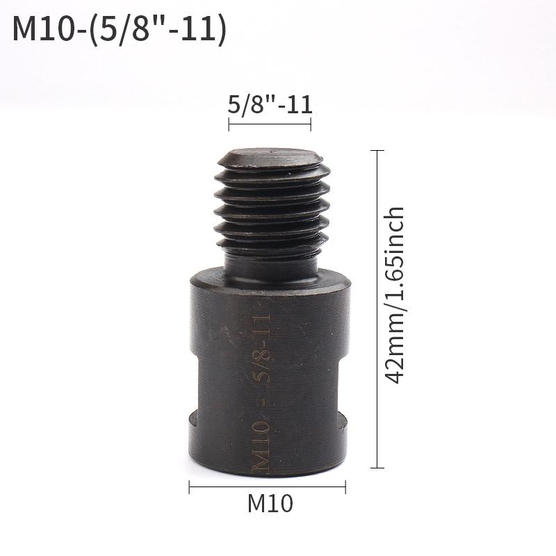 Angle Grinder Adapter Converter M10 M14 5/8-11 Thread Converter Adapte Arbor Connector For Polishing Pad Saw Blade Hole Saw Tool