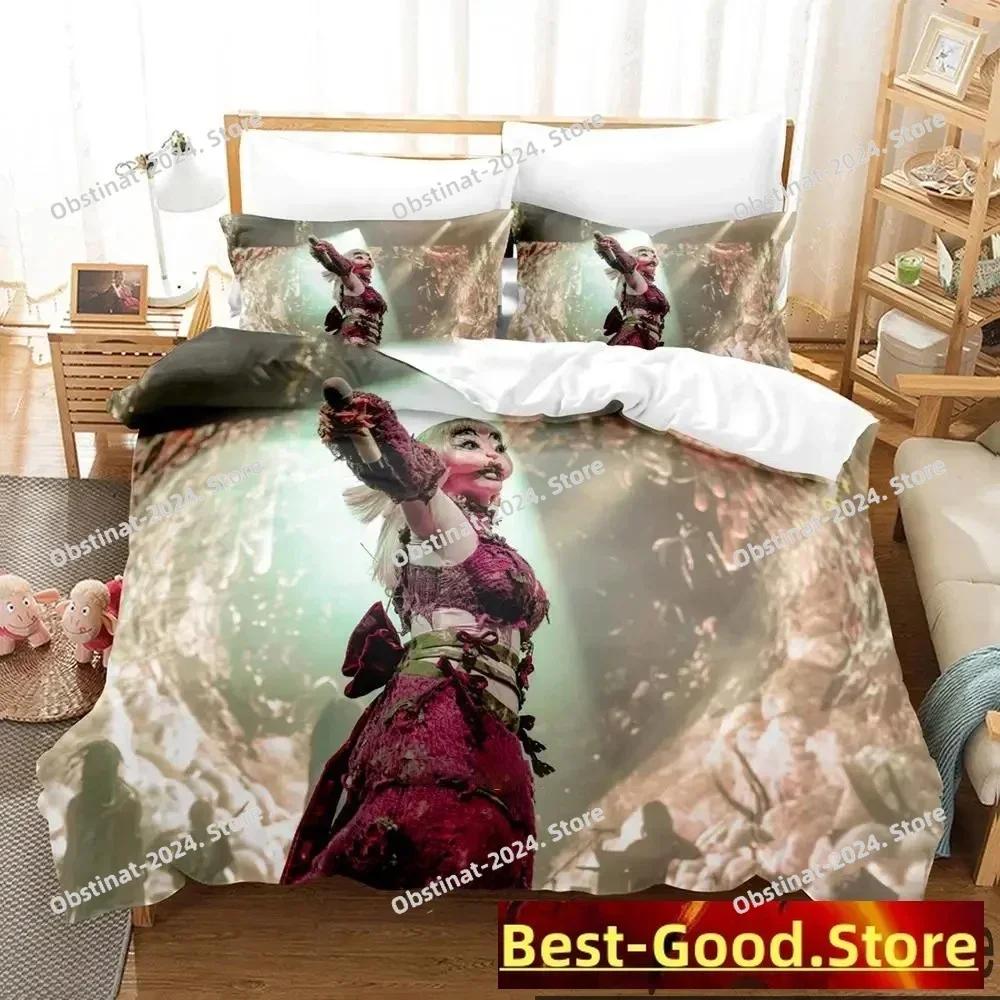 3D Portals Melanie Martinez album Bedding Set Printed Comforter Duvet Cover Pillow Case 3 Pieces Set Kids Adult Size Linen Sheet