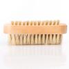 2Pcs Bristles/Sisal Nail Cleaning Brush Bamboo Handle Nail Gap Cleaning Tool  Manicure Accessories