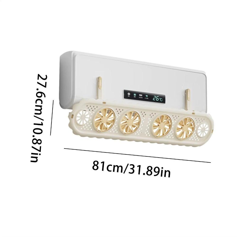Reusable Air Conditioner Wind Deflector Adjustable Air Outlet Cover Air Flow Guide  Bedroom Cooling