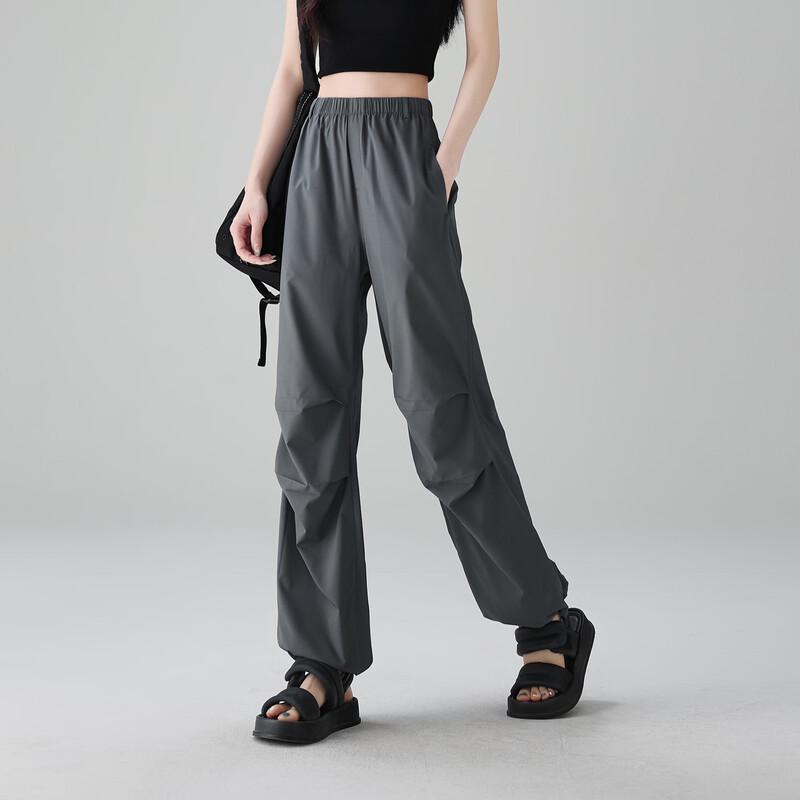 SOFSIL 2026 Summer High-Waisted Cargo Jogger Pants