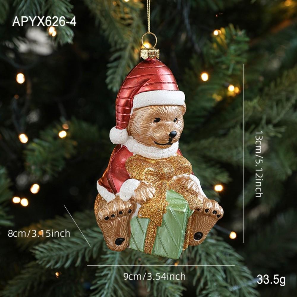 Plastic Christmas Ornaments Cute Christmas Tree Hanging Ornaments Home Party Decor