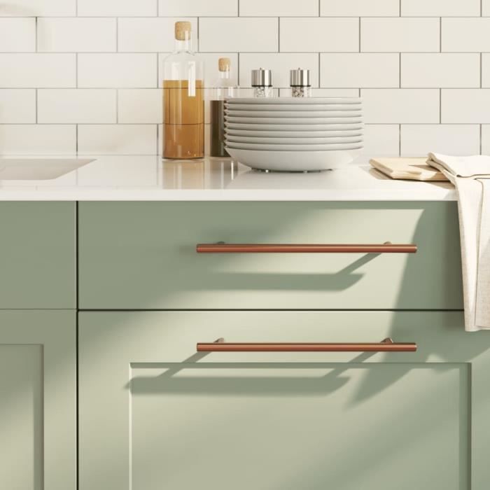 VidaXL Cabinet Handles 20 Pcs Bronze 224 Mm Stainless Steel 3203616