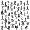 Path Gaming Fantasy Races Miniature Kit (50 Figures) - Perfect for Painting Practice, Unpainted, 28mm Scale, Tabletop RPG, D&D Compatible, Path 50