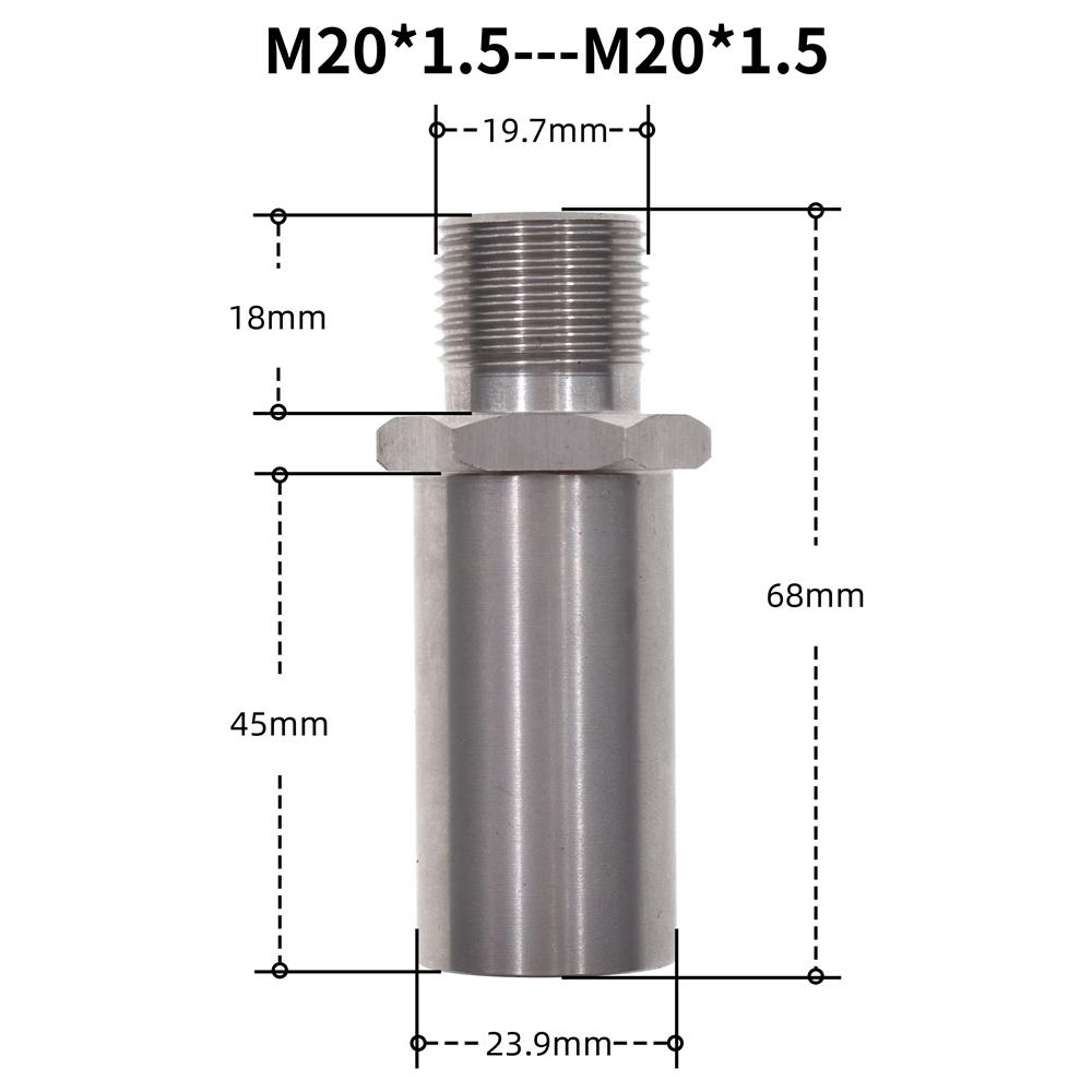 Adattatore Piastra Sandwich Filtro Raffreddatore Olio SK Viti di Fissaggio Sensore M18*1.5 3/4-16 UNF M20*1.5 M22*1.5 Barra Filettata in Acciaio Inossidabile