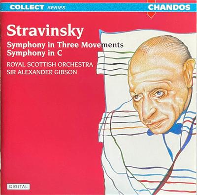 CD IGOR STRAVINSKY / ROYAL SCOTTISH NA - Symphonie in drei Sätzen / Symph CHAN6577 Chandos 1992 UK Klassisch Gebraucht