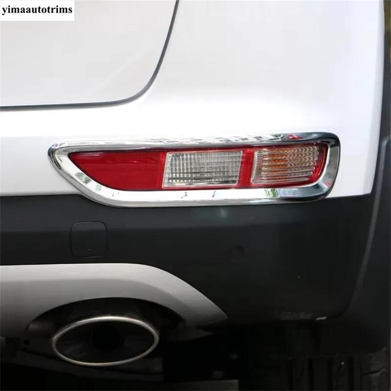 Car Rear Fog Lamp Light Frame Decoration Cover Trim For Kia Sportage 4 QL 2016 2017 2018 ABS Chrome Accessories Exterior Refit