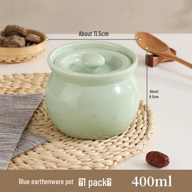 Ceramic Double-Boiling Steaming and Stewing Pot for Shaxian Soup