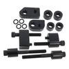 Aluminum Footpeg Spacer Floorboard Extension Kit Offering 1 To 1.5Inch Extension For Improved Leg Room On Motorcycle