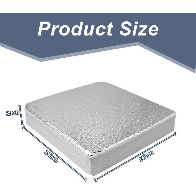 ESMING 1Pack 14"X14"X3" RV Skylight Ulator,RV Vent Ulator, RV Skylight Cover With Reflective Surface, Waterproof RV Ulation, RV Sunroof Skylight