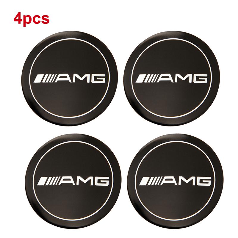 WVQ5   75mm Car Decals Wheel Hub Sticker for Mercedes Benz W176 W166 W163 W203 W204 W205 W210 W212 W221 Auto Rim Center Logo Decoration