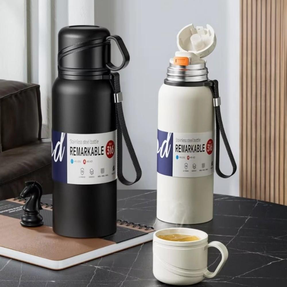 Large Capacity Insulated Cup Stainless Steel Outdoor Water Bottle Gifts Water Bottles