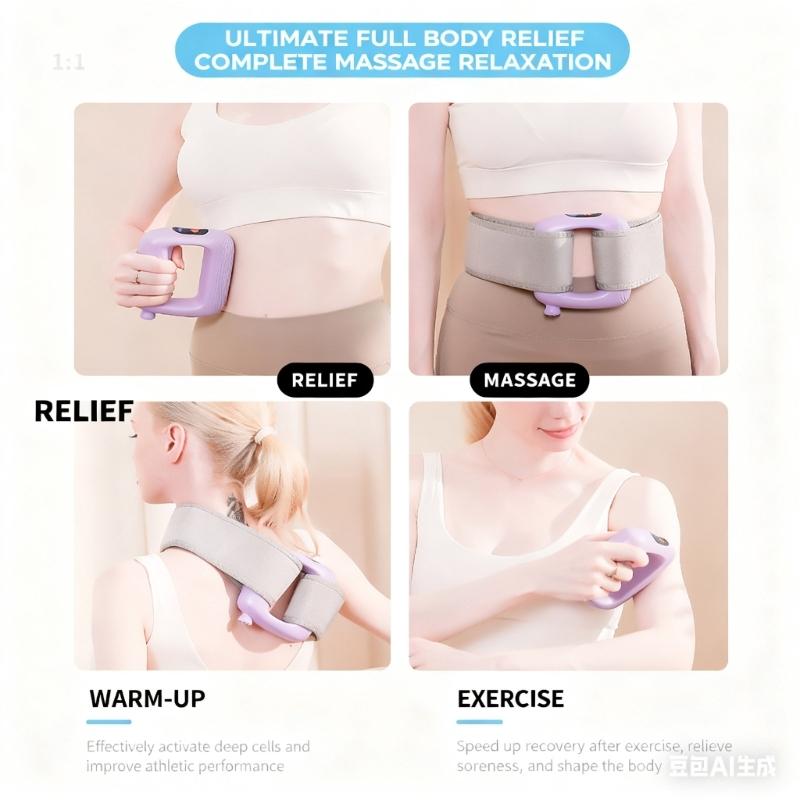 Deep Tissue Fascia Rings Massagers For Targeted Body Soreness Relief Portable ABS Plastic Design Easy To Clean